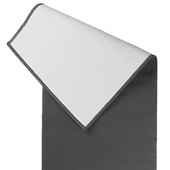 John Ritzenthaler 20''x60'' Graphite Washable Kitchen Rug – Non-Slip