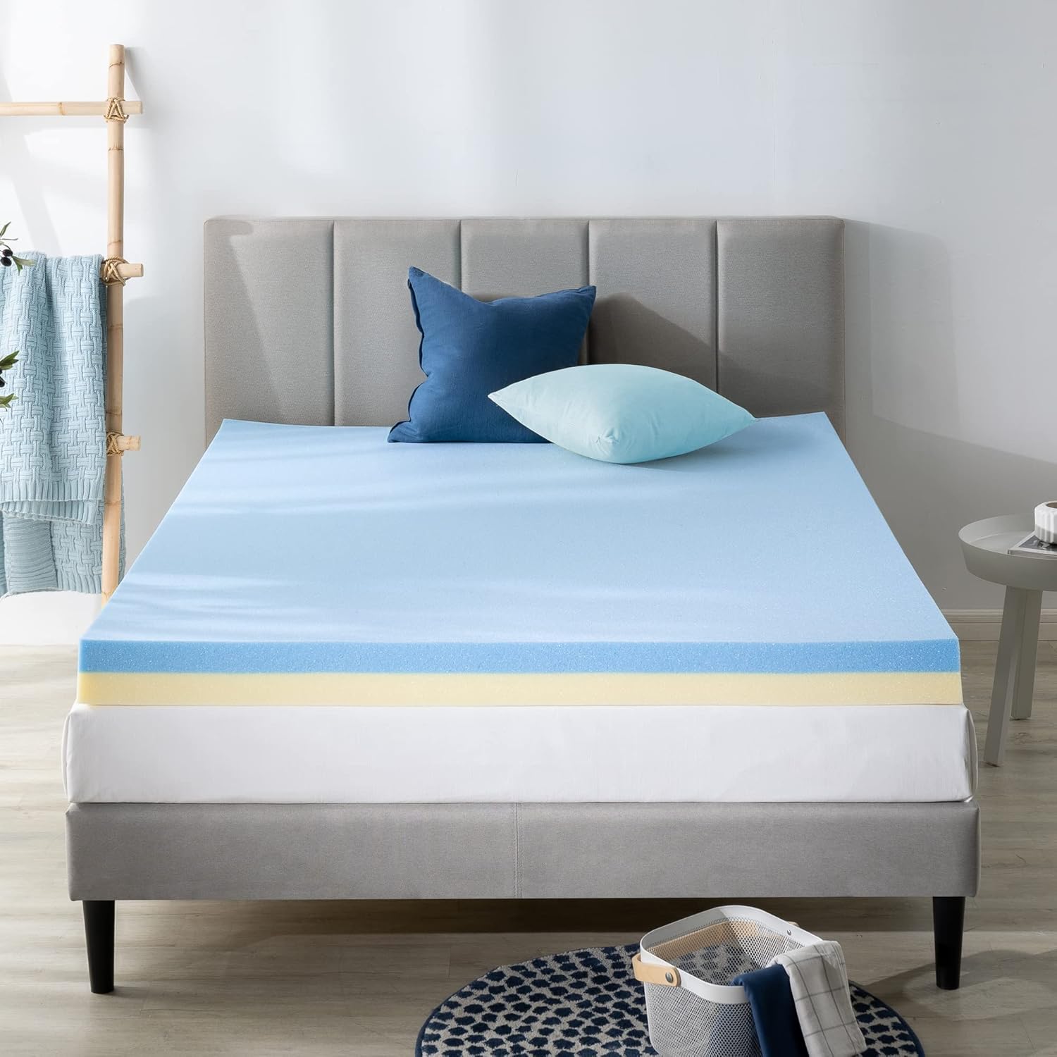 ZINUS 4 Inch Green Tea Cooling Gel Memory Foam Mattress