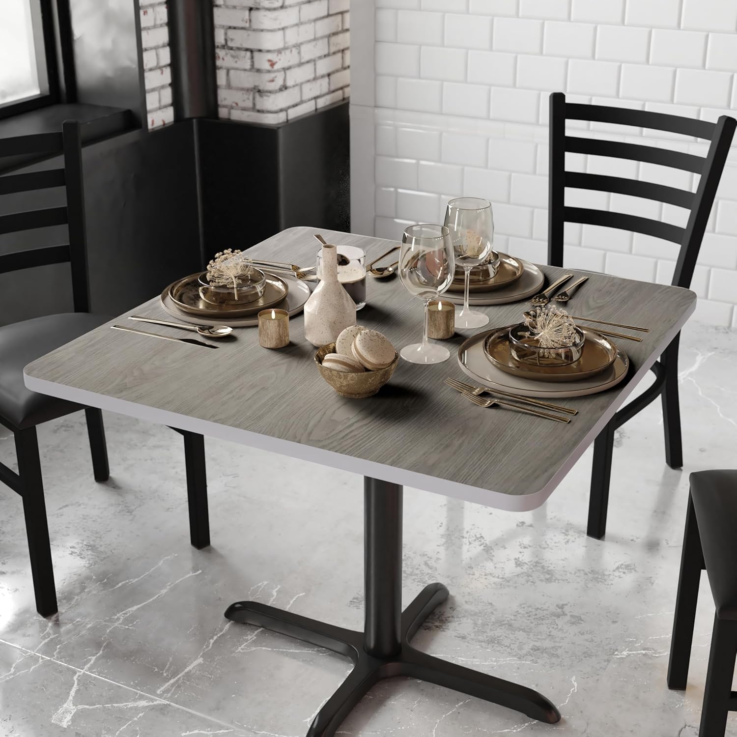 Flash Furniture Glenbrook 36" Square Table Top