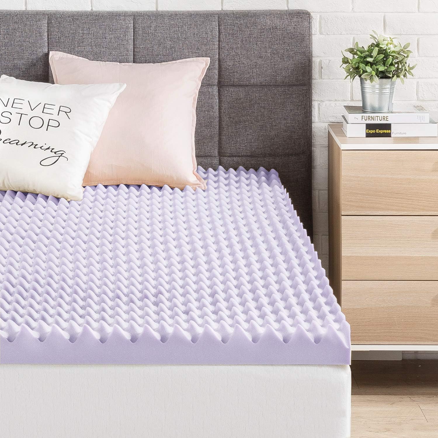 Best Price Full Size Mattress 3 Inch Egg Crate Memory Foam Mattress