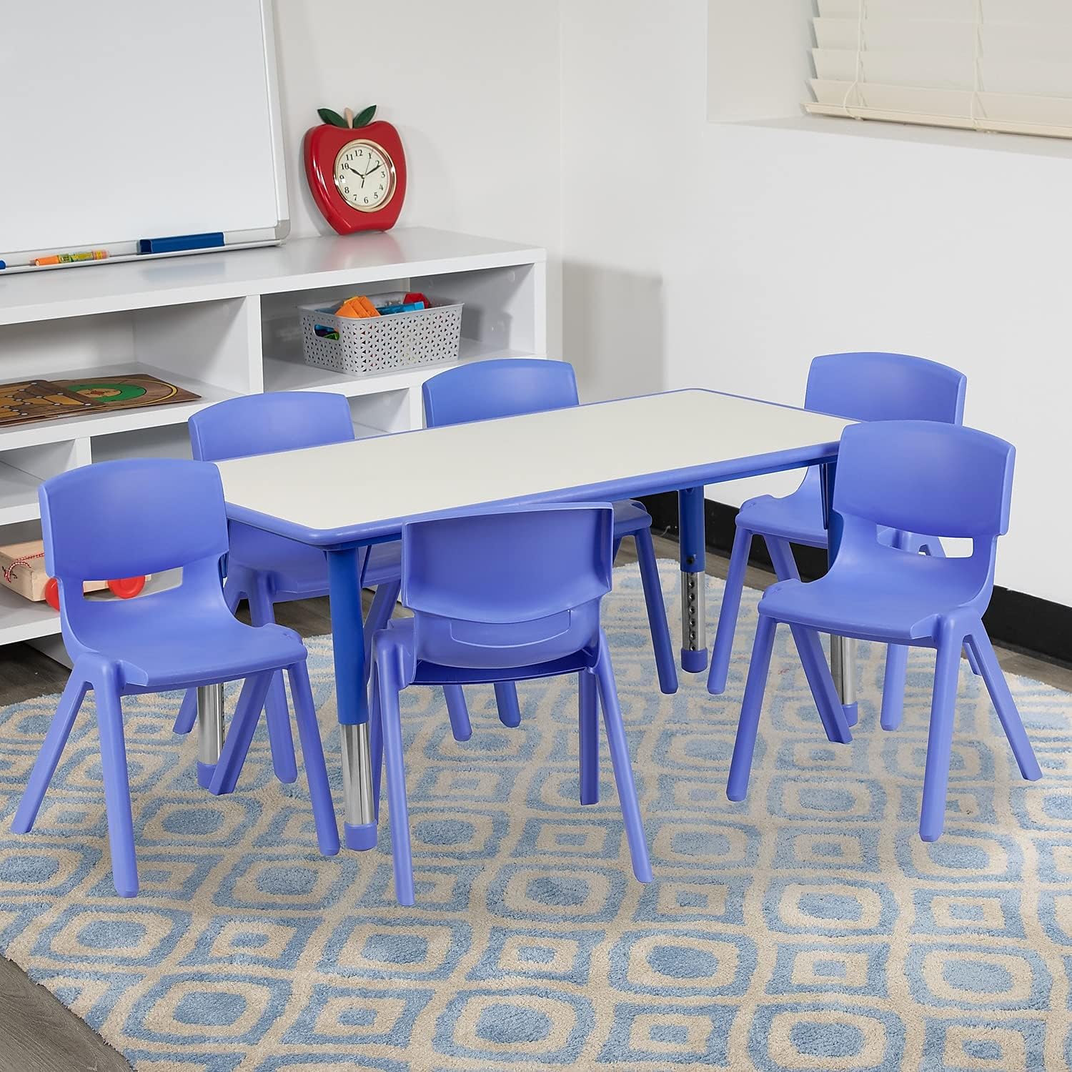 Flash Furniture Emmy Adjustable Classroom Activity Table