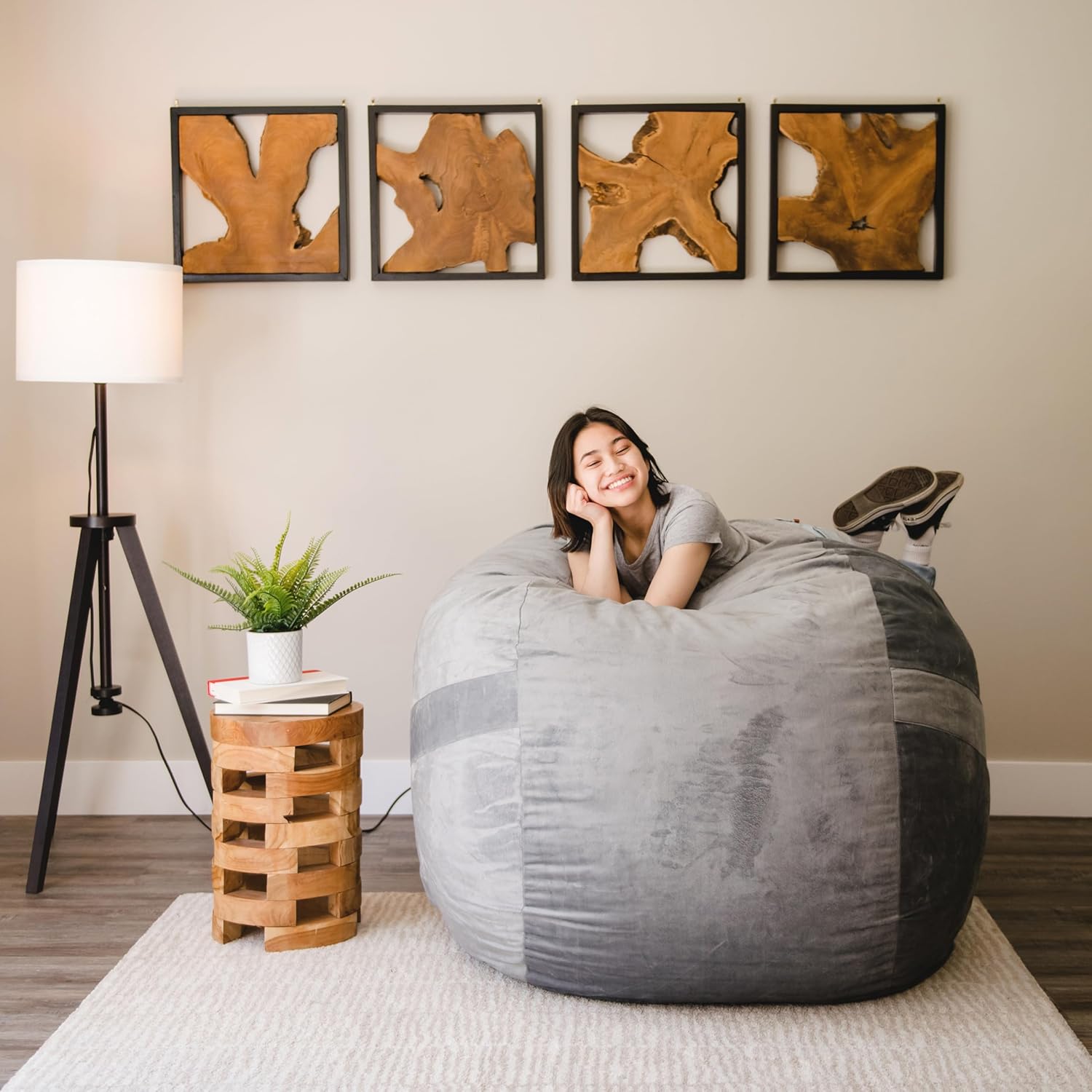 Big Joe Fuf Large Foam Filled Bean Bag Chair