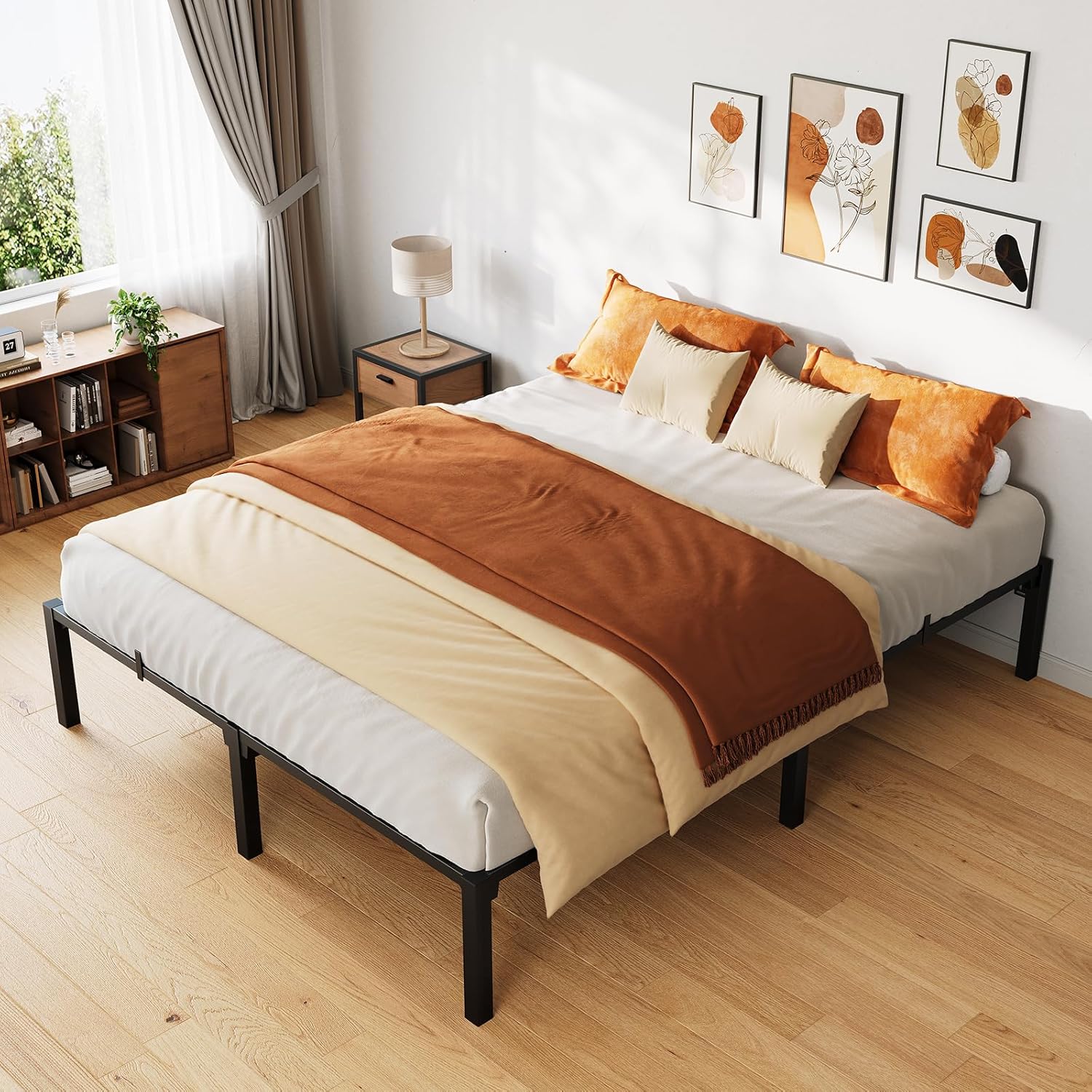 GarveeHome 14 Inch King Bed Frame