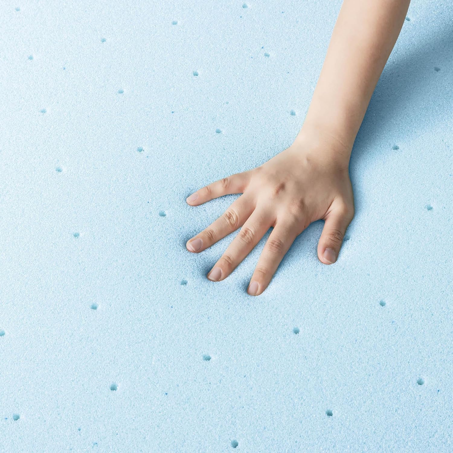 Best Price King Size Mattress 3 Inch Ventilated Memory Foam Mattress Topper