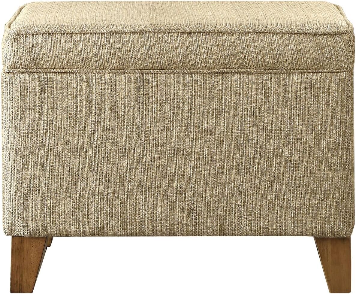 Homepop Home Decor Ottoman with Storage for Living Room &Bedroom