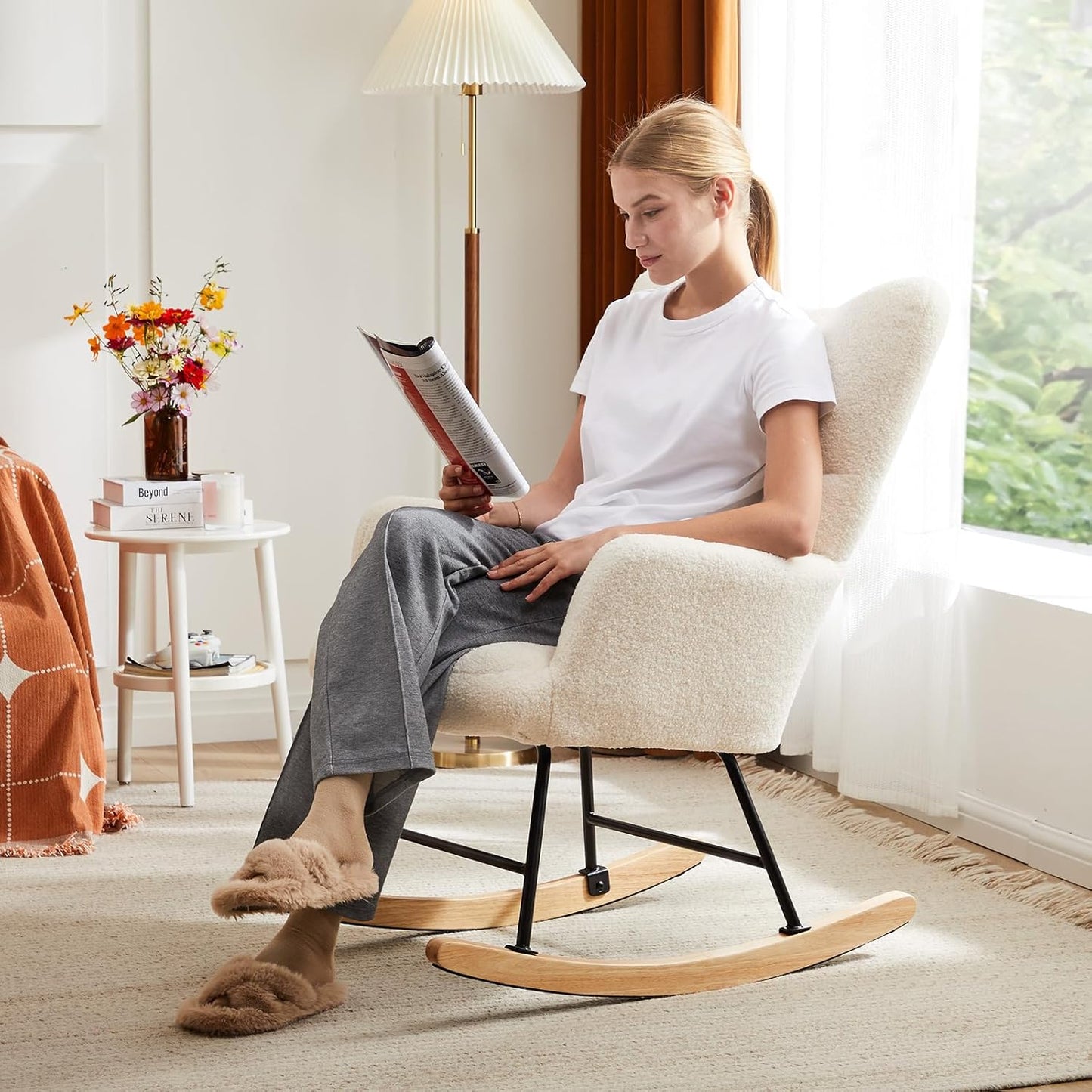 Sweetcrispy Rocking Chair Nursery
