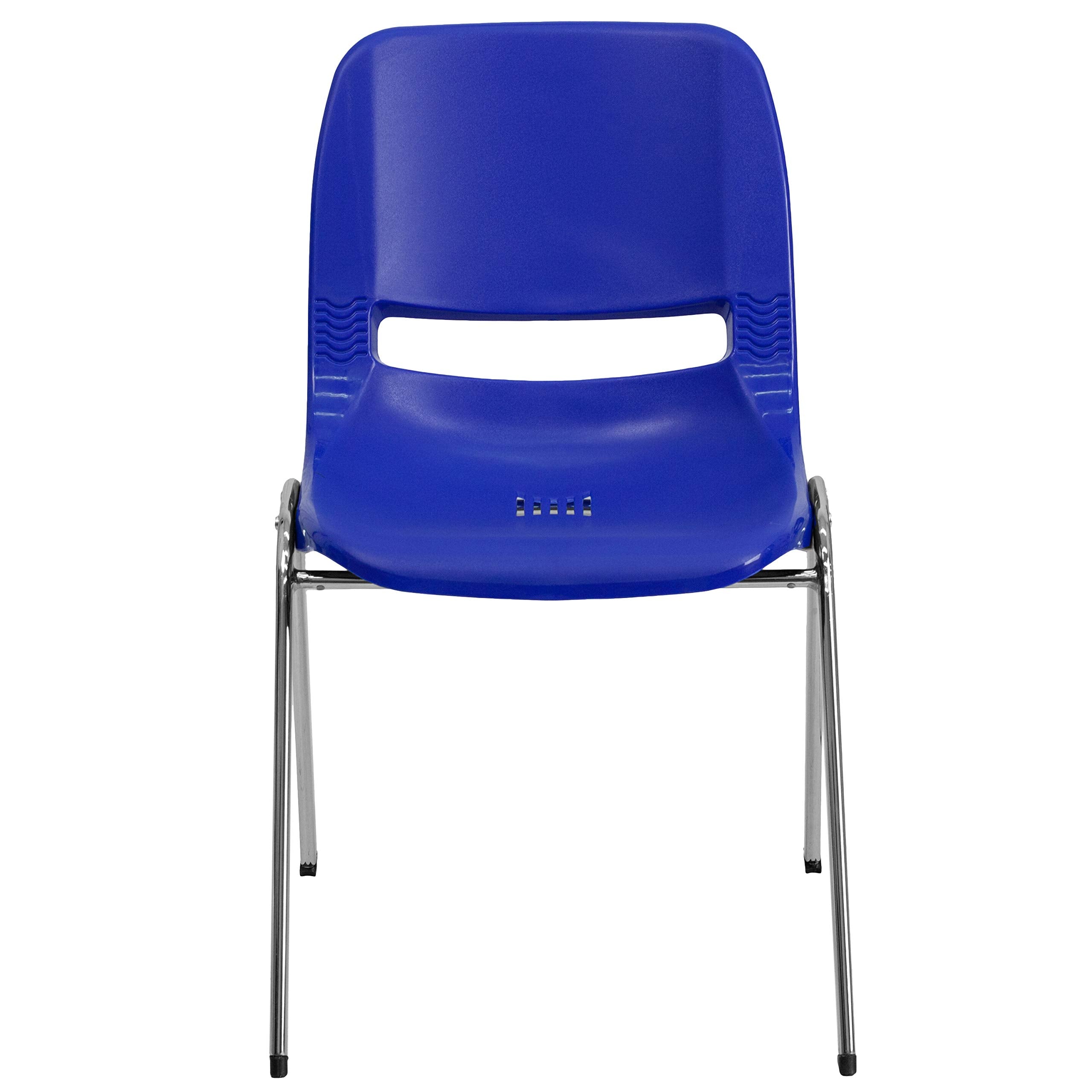 Flash Furniture HERCULES 14'' Kids Ergonomic Stack Chair – Navy