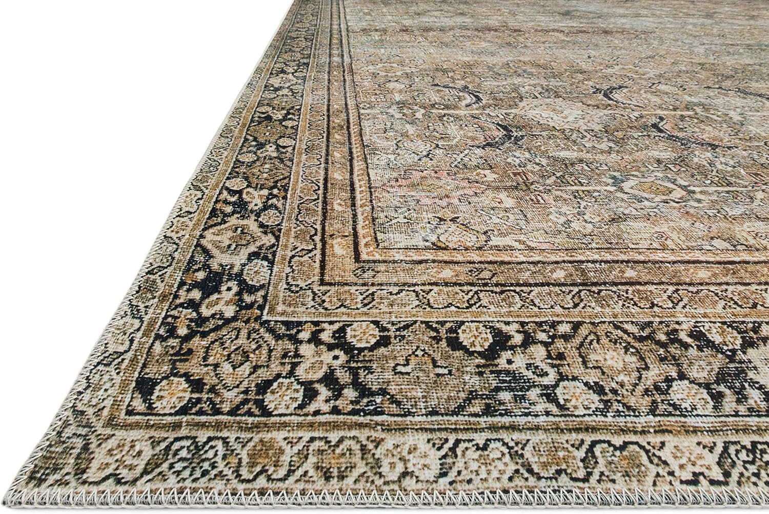 Loloi Layla Collection LAY-03 Olive Thick Area Rug