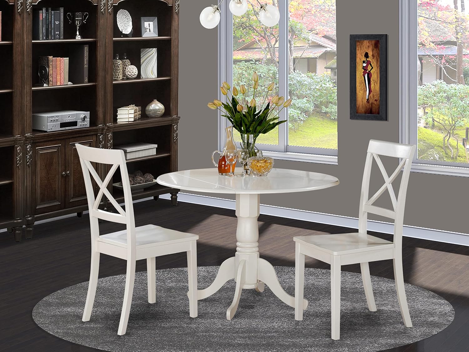 East West Furniture Dining Room Table Set
