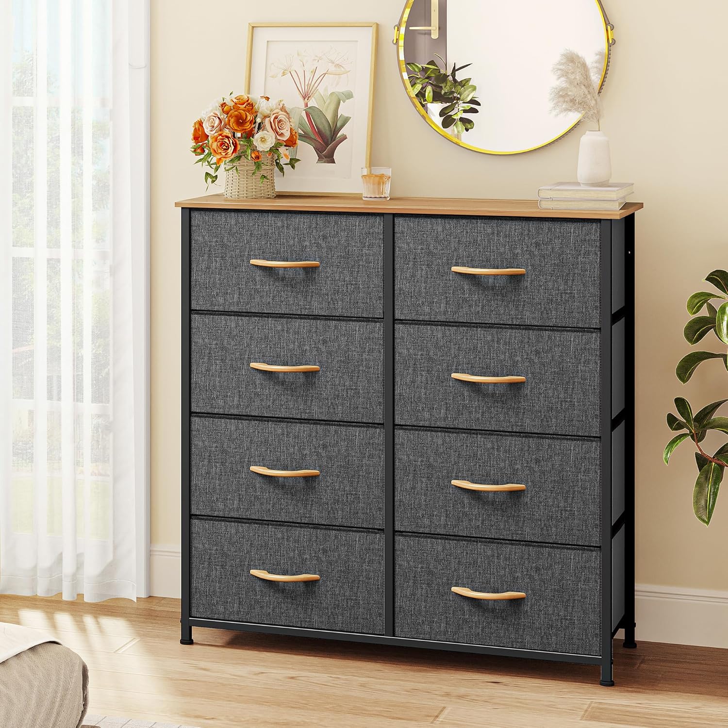 YITAHOME 8 Drawers Fabric Dresser