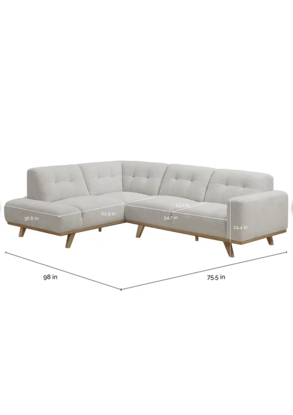 Aeva Fabric Sectional