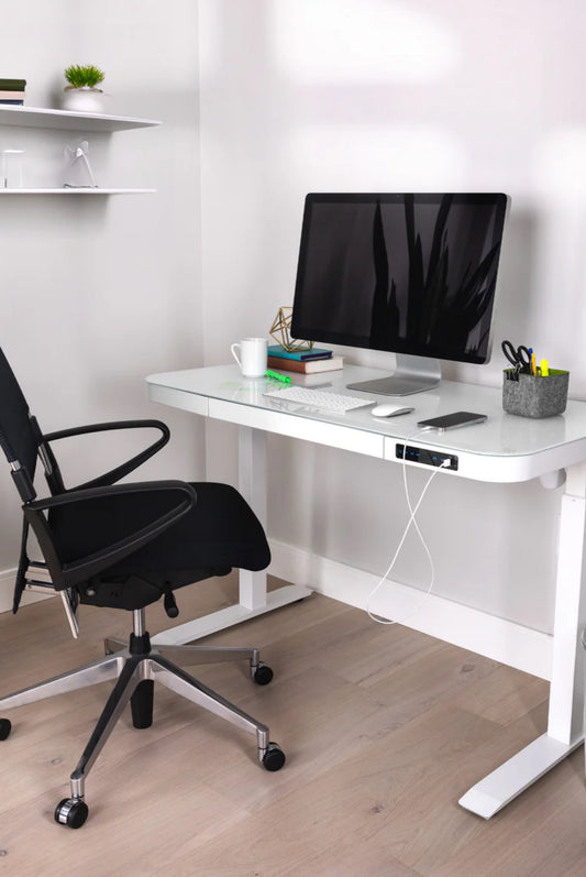 47" SIT/STAND DESK WHITE