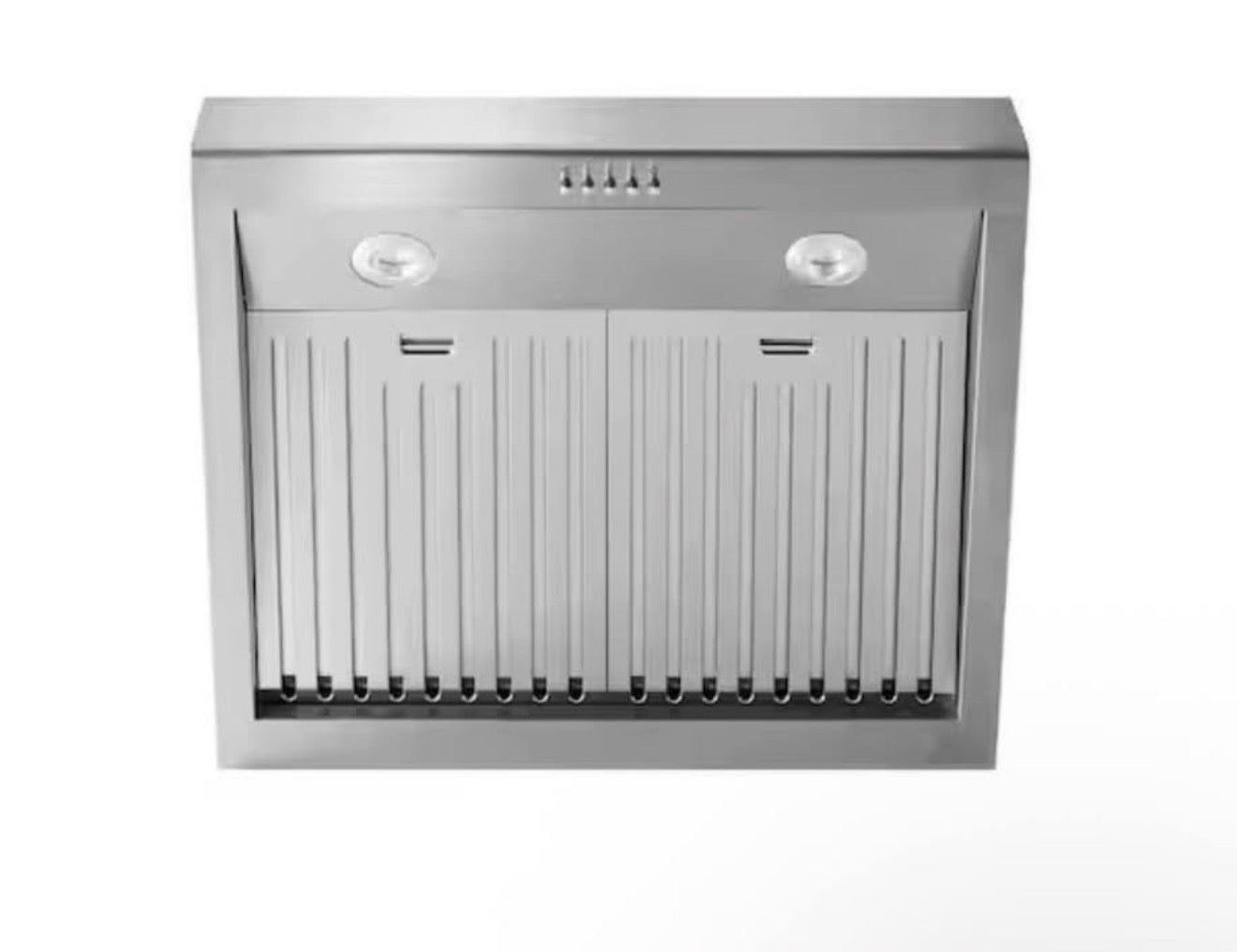 24 in. 500 CFM Wall Mount Range Hood in Stainless Steel