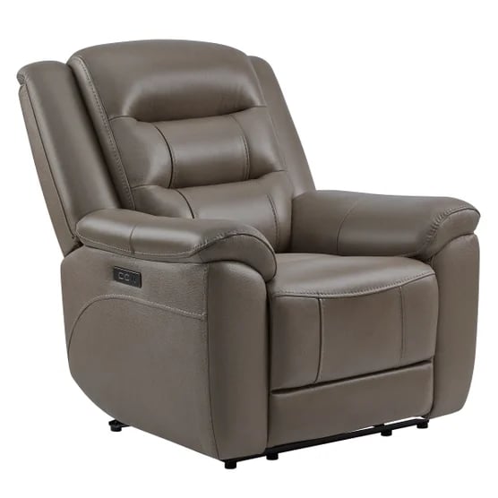 Mason Leather Power Recliner with Power Headrest