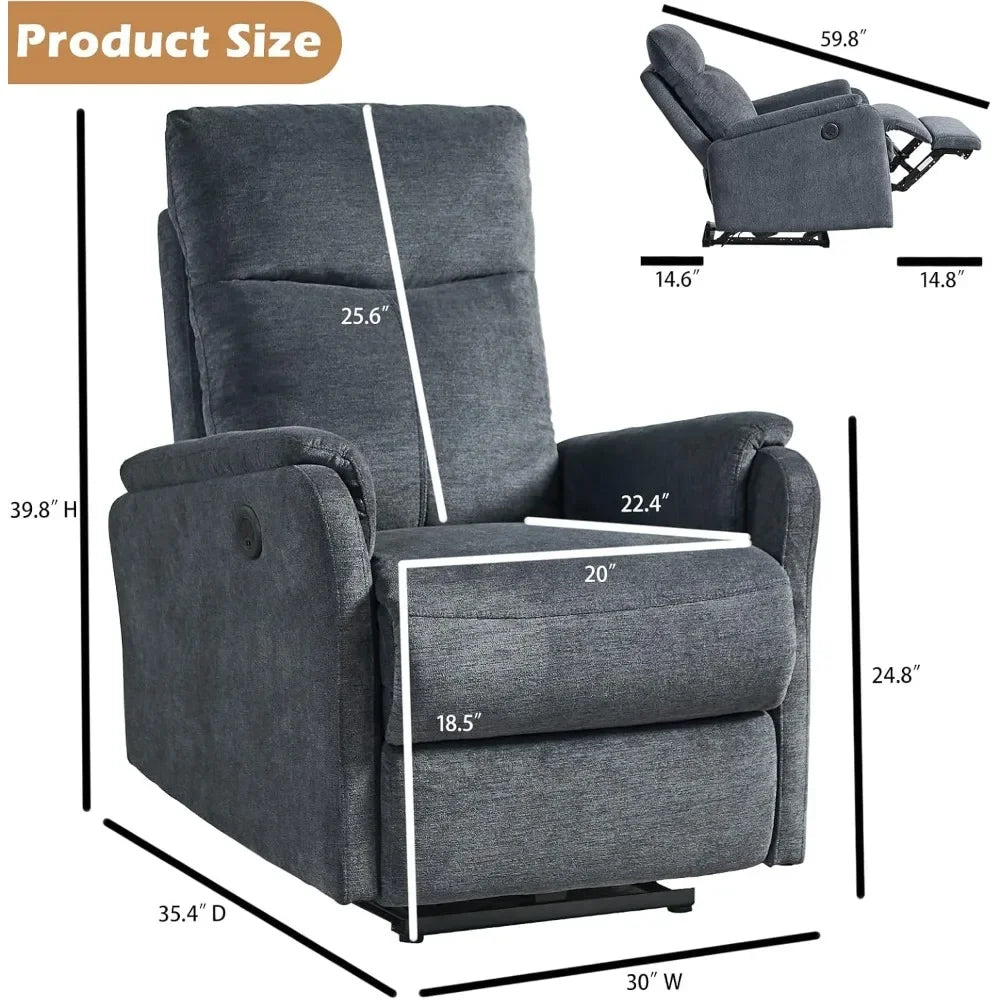 Small Electric Power Recliner