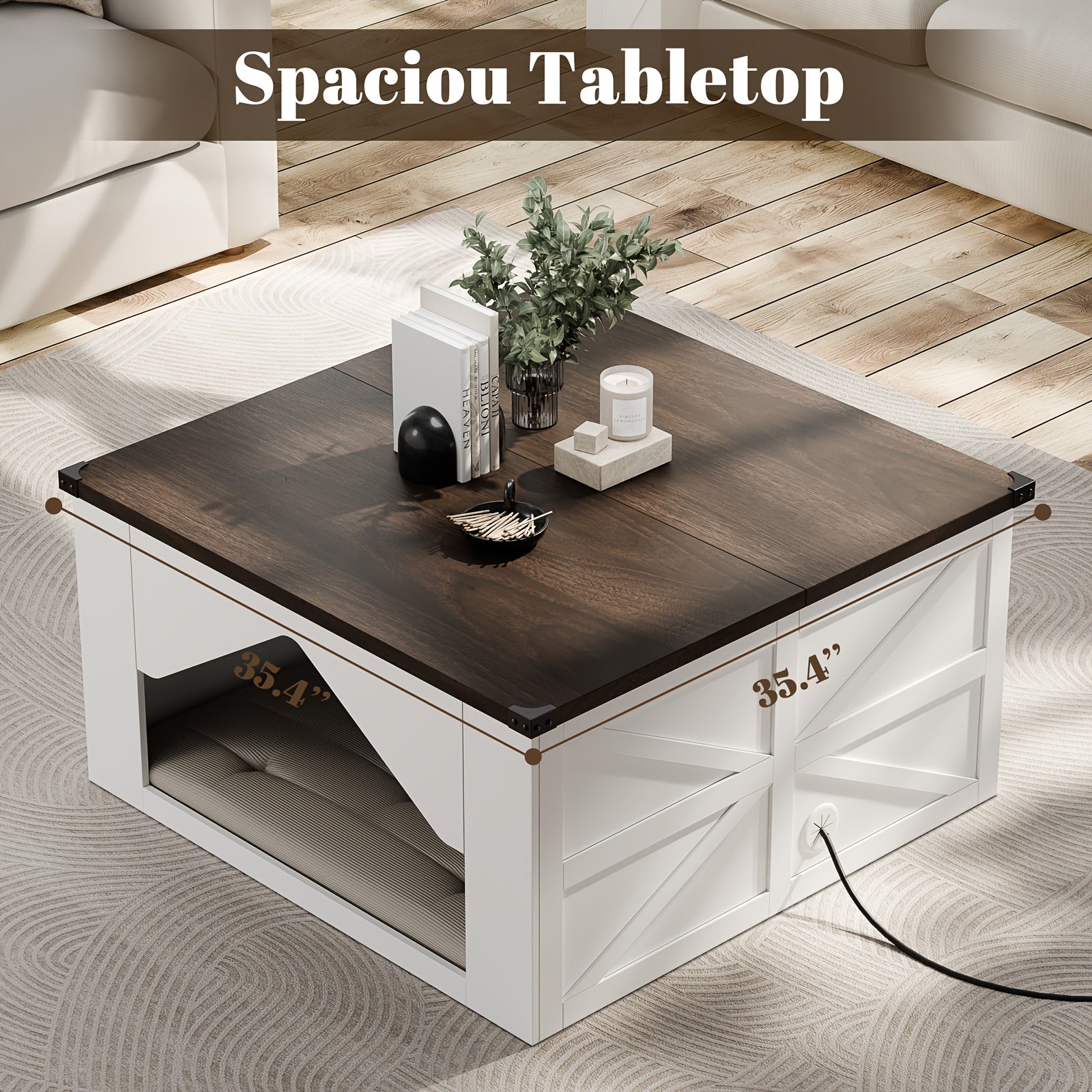 Lift-Top Desk & Coffee Table