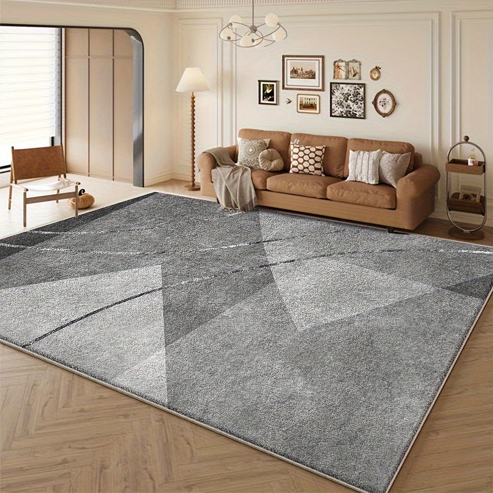 Large Modern Geometric Area Mat