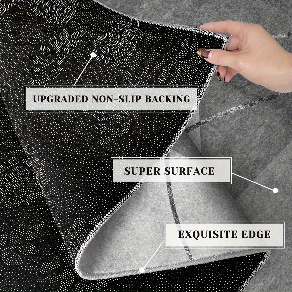 Large Modern Geometric Area Mat