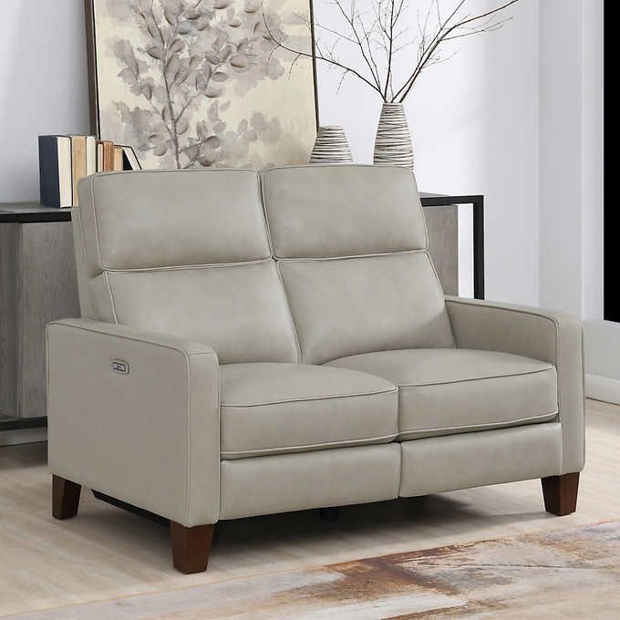 Jackston Leather Power Reclining Sofa with Power Headrest
