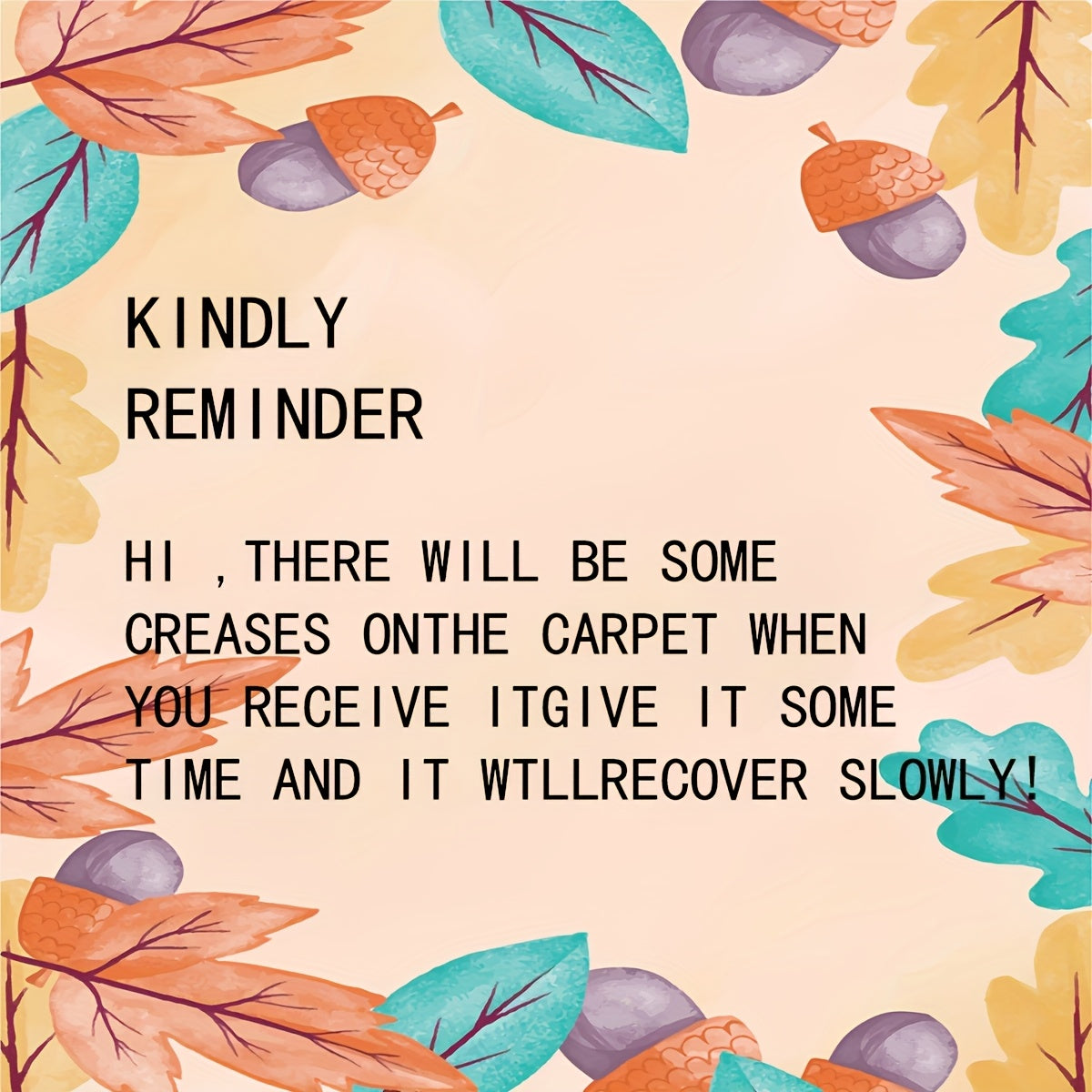 1pc, Nordic Style Solid Color High-Density Long Plush Mat