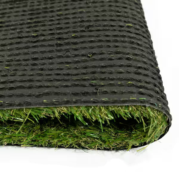 Ottomanson 15" x 30" Artificial Grass Puppy Potty Training Pad with Tray – Reusable
